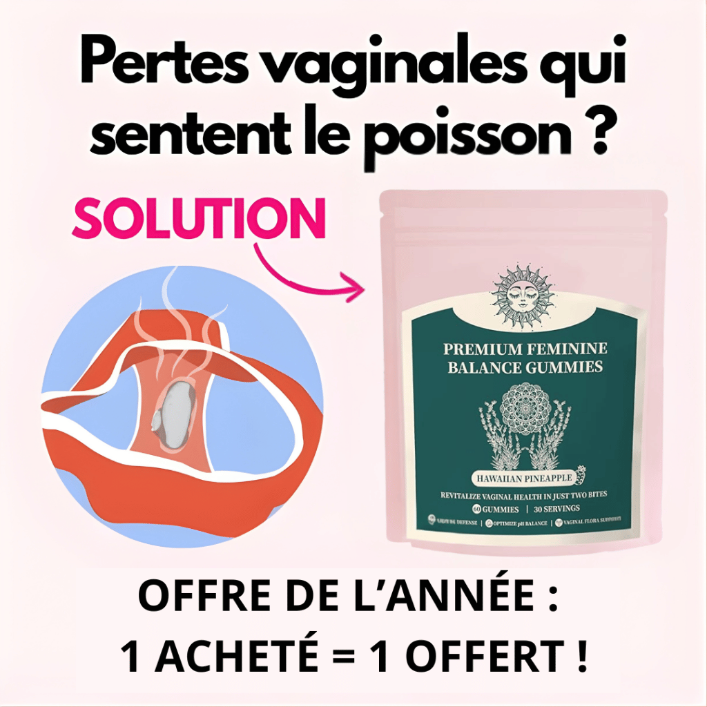 Gummies Anti-Odeur Intime  1 Acheté  = 1 OFFERT