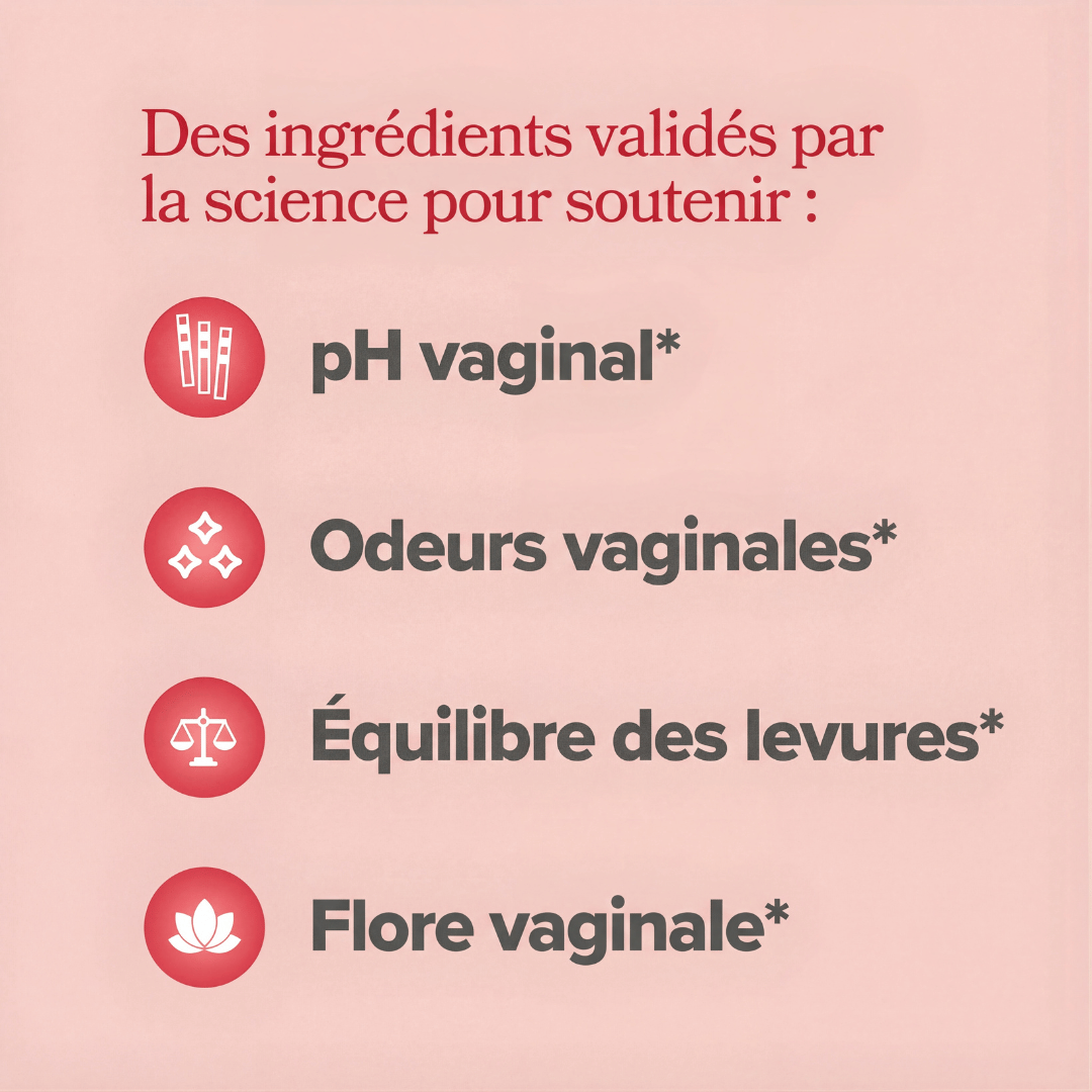 Capsules de probiotiques vaginaux