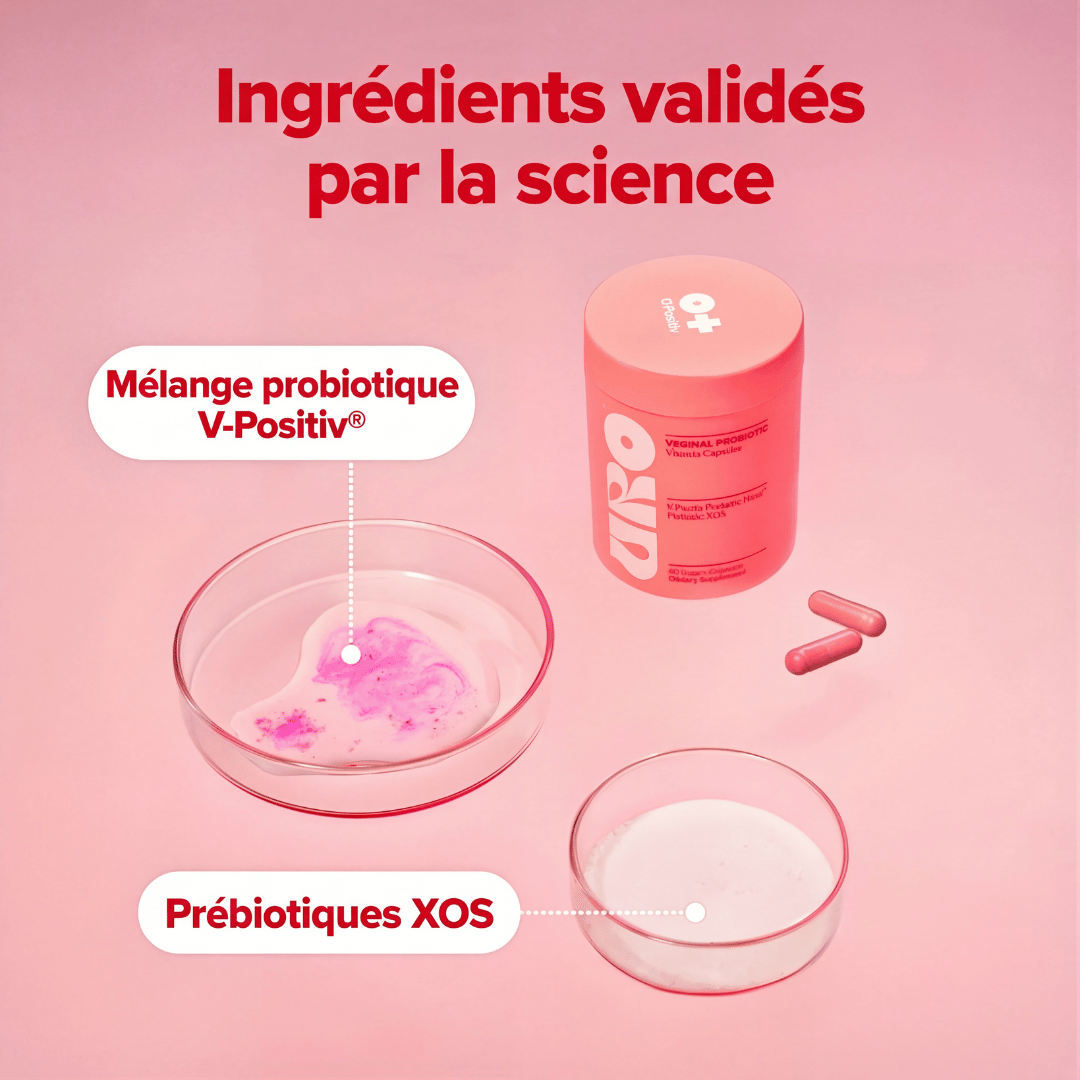 Capsules de probiotiques vaginaux