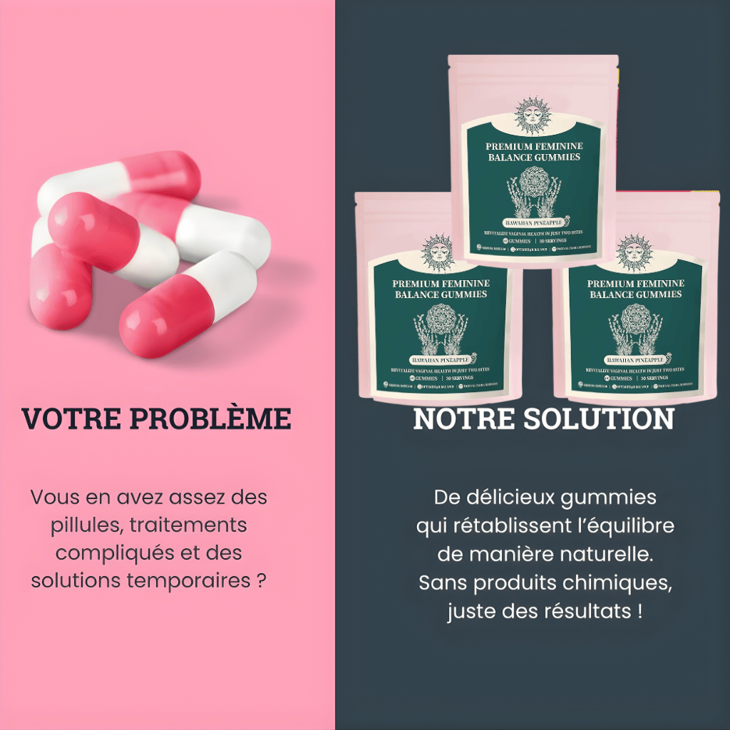 Gummies Anti-Odeur Intime  1 Acheté  = 1 OFFERT